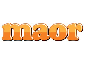 Maor orange logo