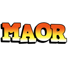 Maor sunset logo