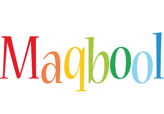 Maqbool birthday logo