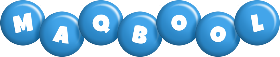 Maqbool candy-blue logo