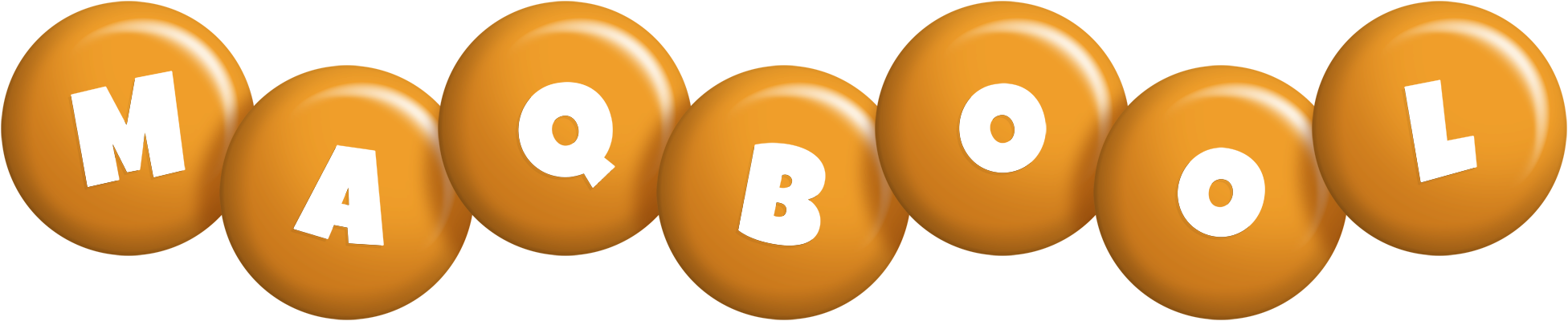 Maqbool candy-orange logo
