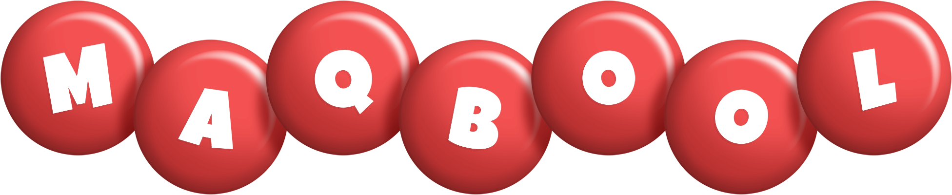 Maqbool candy-red logo