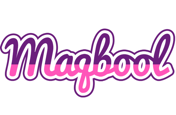 Maqbool cheerful logo