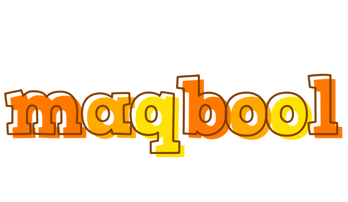 Maqbool desert logo