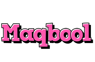 Maqbool girlish logo