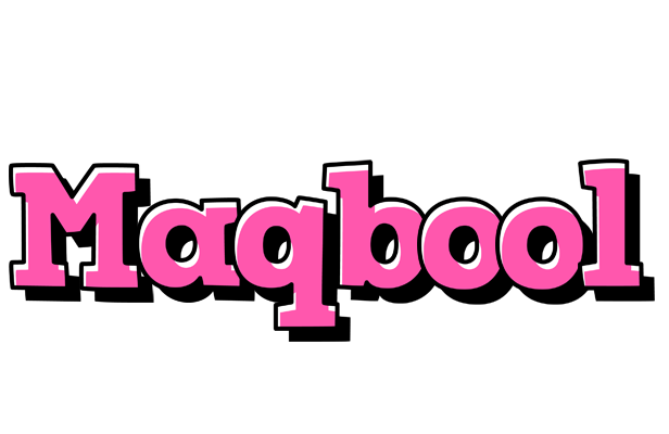 Maqbool girlish logo