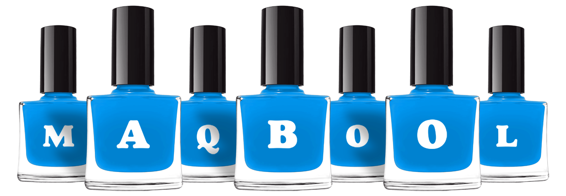 Maqbool glossy logo