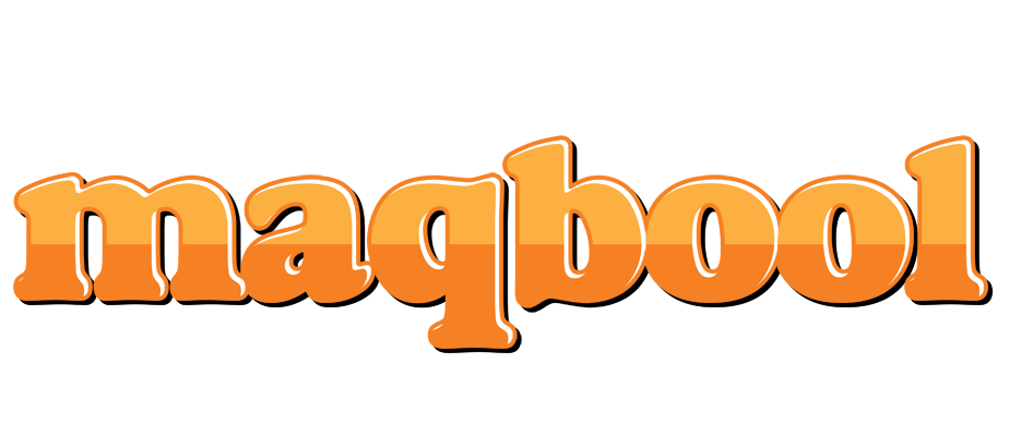 Maqbool orange logo