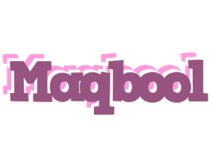 Maqbool relaxing logo