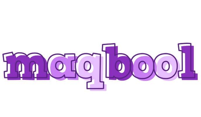 Maqbool sensual logo