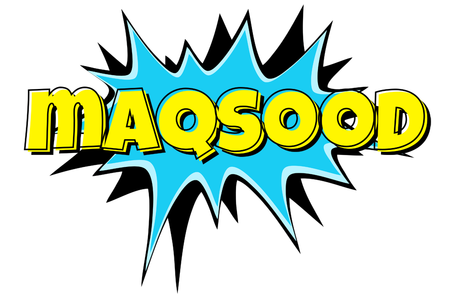 Maqsood amazing logo