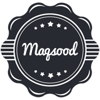 Maqsood badge logo