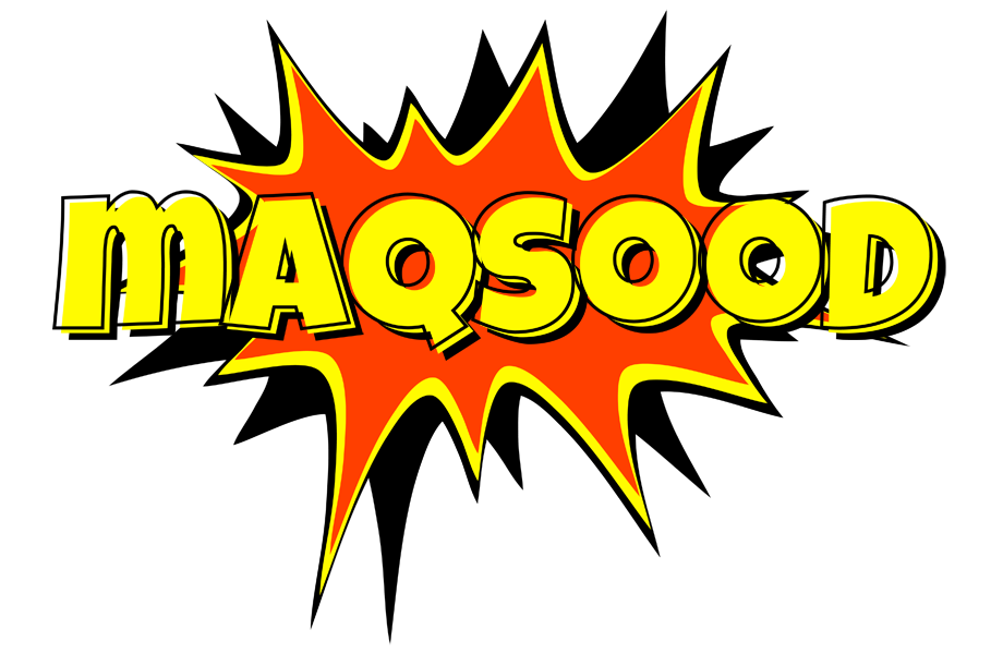 Maqsood bazinga logo