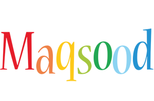 Maqsood birthday logo