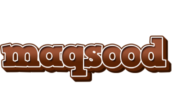Maqsood brownie logo