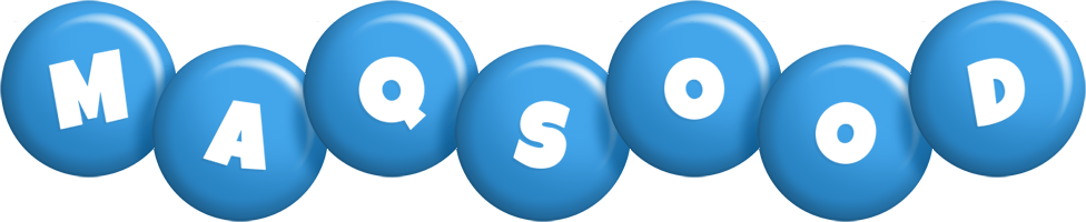 Maqsood candy-blue logo