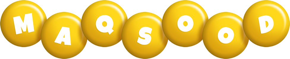 Maqsood candy-yellow logo