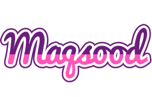 Maqsood cheerful logo