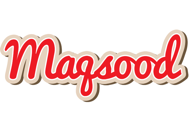 Maqsood chocolate logo