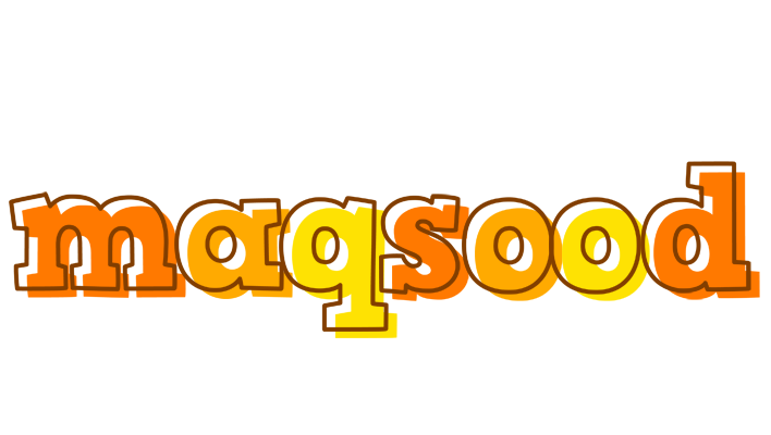 Maqsood desert logo