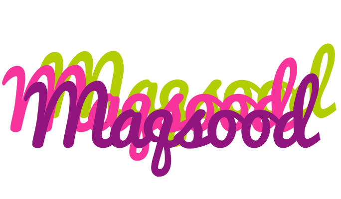 Maqsood flowers logo