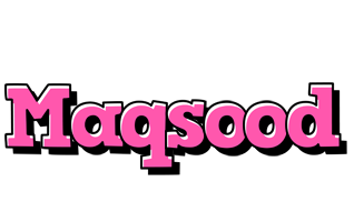 Maqsood girlish logo