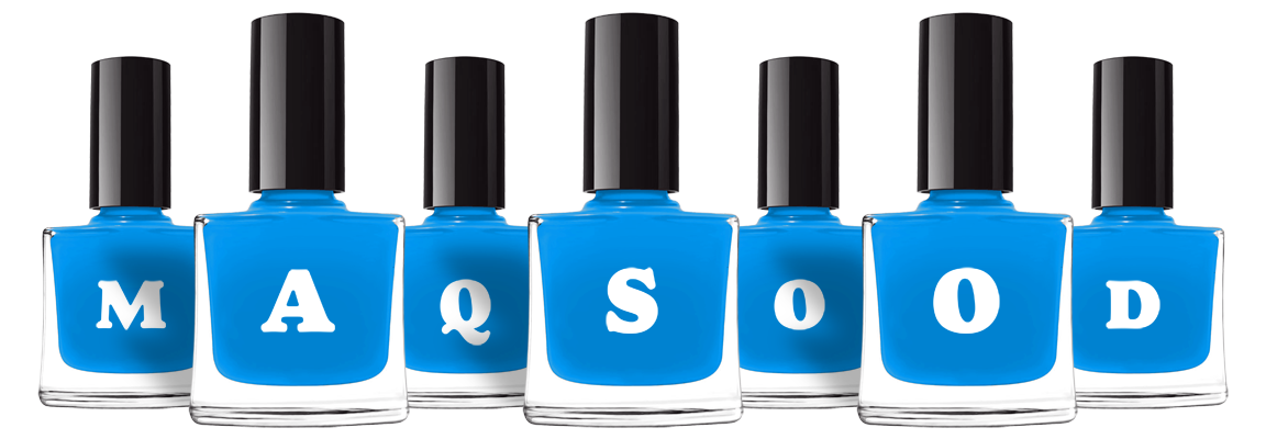 Maqsood glossy logo