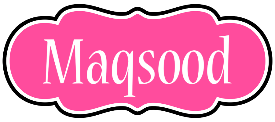 Maqsood invitation logo