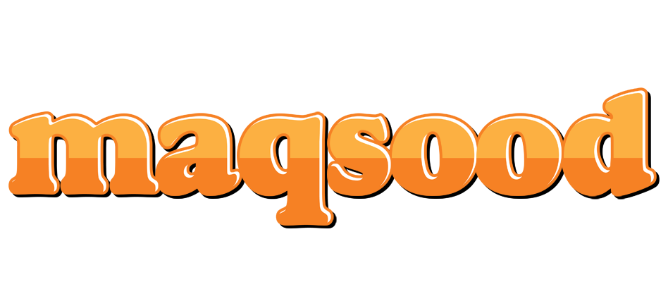 Maqsood orange logo