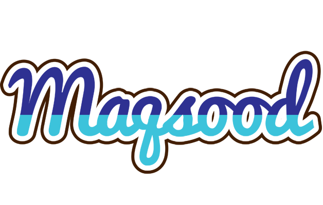Maqsood raining logo