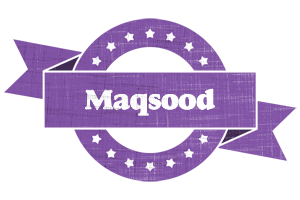 Maqsood royal logo