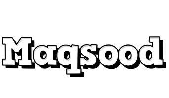 Maqsood snowing logo