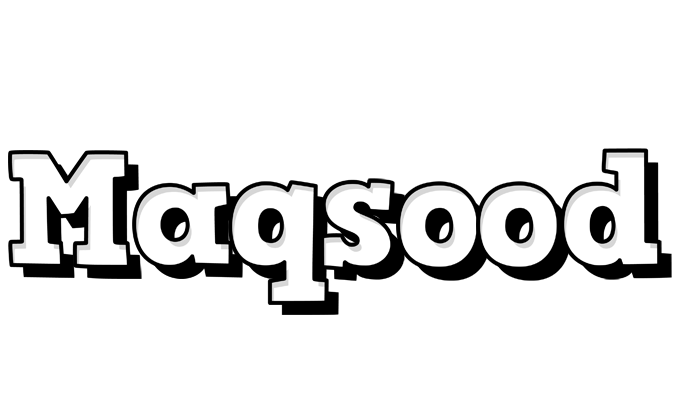 Maqsood snowing logo