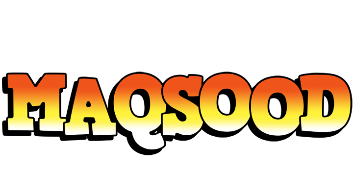 Maqsood sunset logo