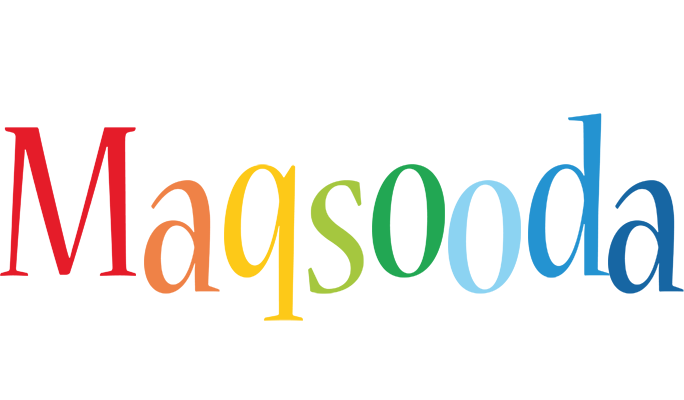 Maqsooda birthday logo
