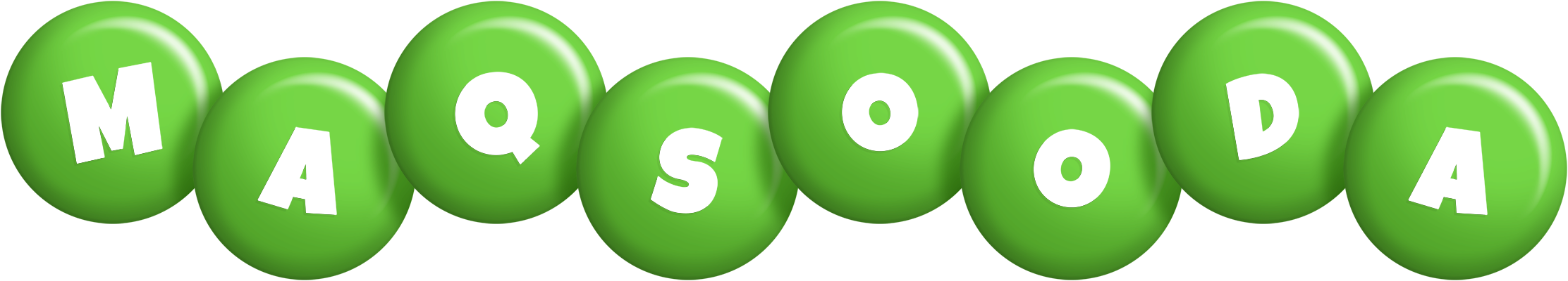 Maqsooda candy-green logo