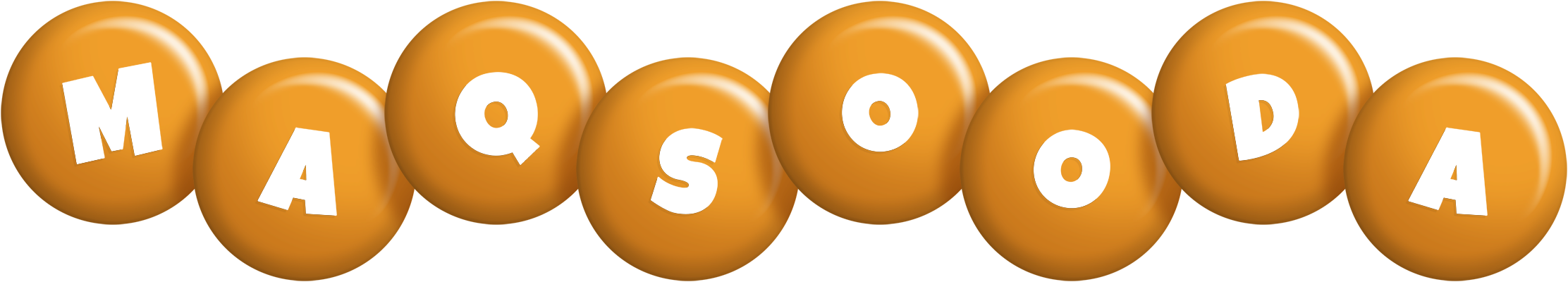 Maqsooda candy-orange logo