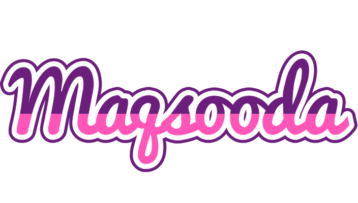 Maqsooda cheerful logo