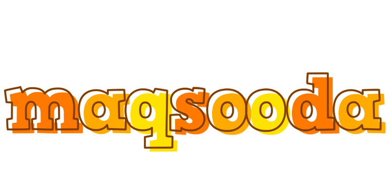 Maqsooda desert logo