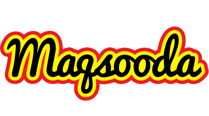 Maqsooda flaming logo