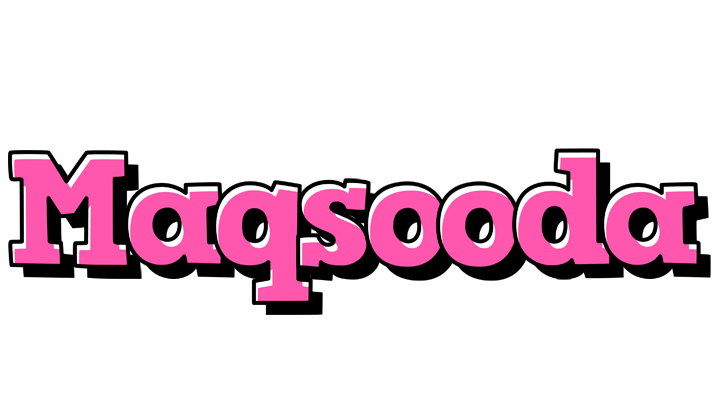 Maqsooda girlish logo