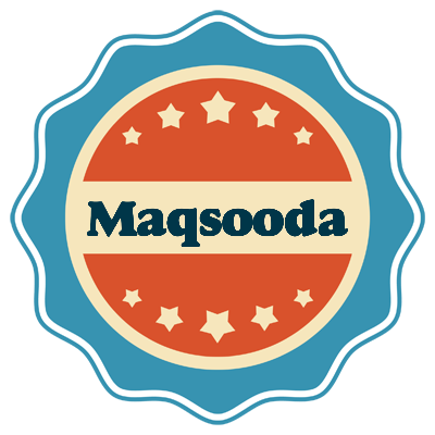 Maqsooda labels logo
