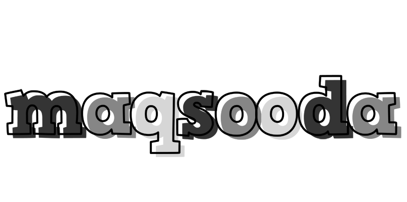 Maqsooda night logo