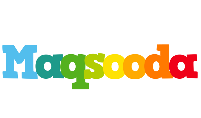 Maqsooda rainbows logo