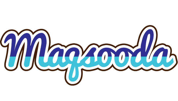 Maqsooda raining logo