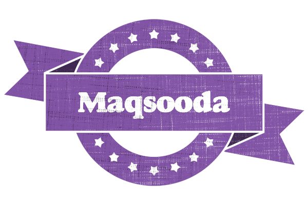 Maqsooda royal logo