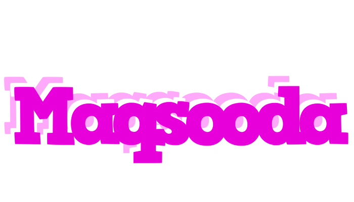 Maqsooda rumba logo