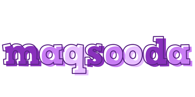 Maqsooda sensual logo