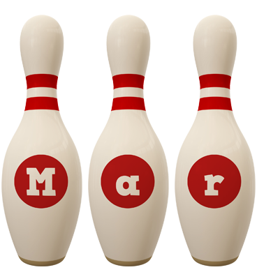 Mar bowling-pin logo
