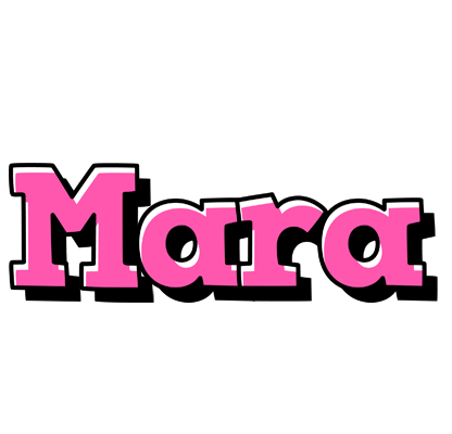 Mara girlish logo
